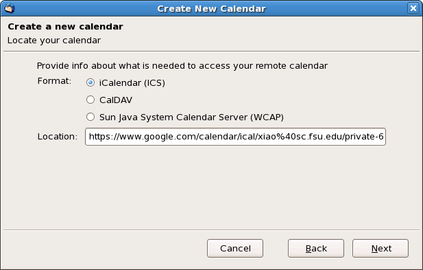 Google Calendars